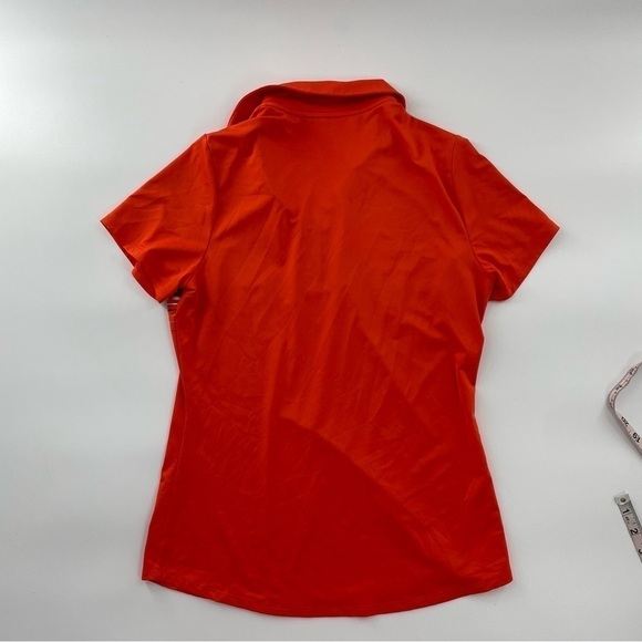Under Armour Women's SS Orange Auburn Tigers Solid Golf Polo Loose Heat Gear - Picture 10 of 10